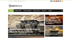 Desktop Screenshot of outletminero.org